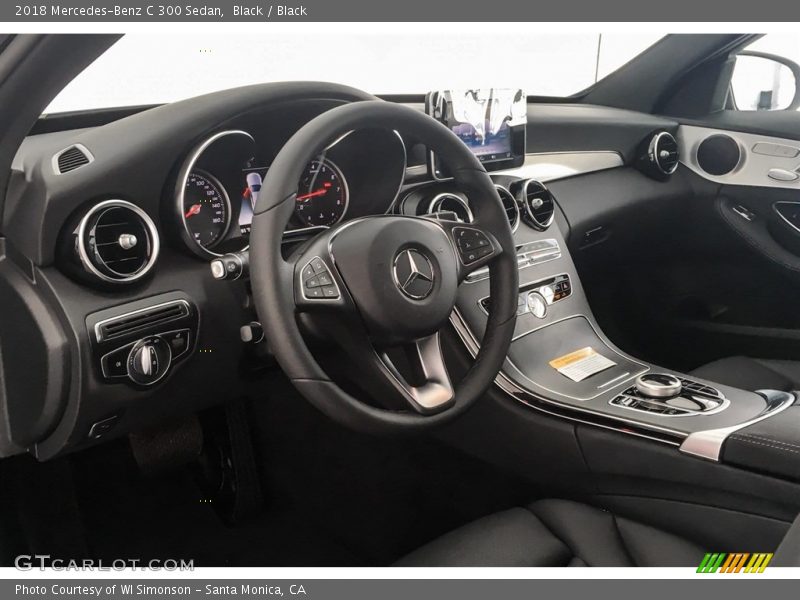 Black / Black 2018 Mercedes-Benz C 300 Sedan