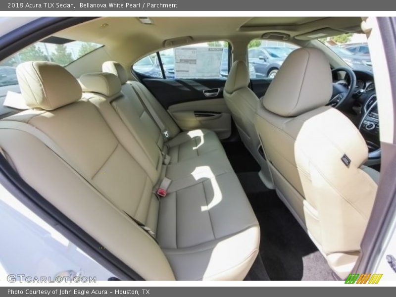 Bellanova White Pearl / Parchment 2018 Acura TLX Sedan