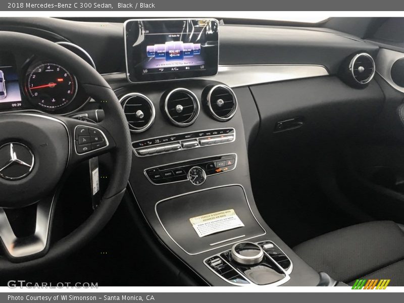 Black / Black 2018 Mercedes-Benz C 300 Sedan