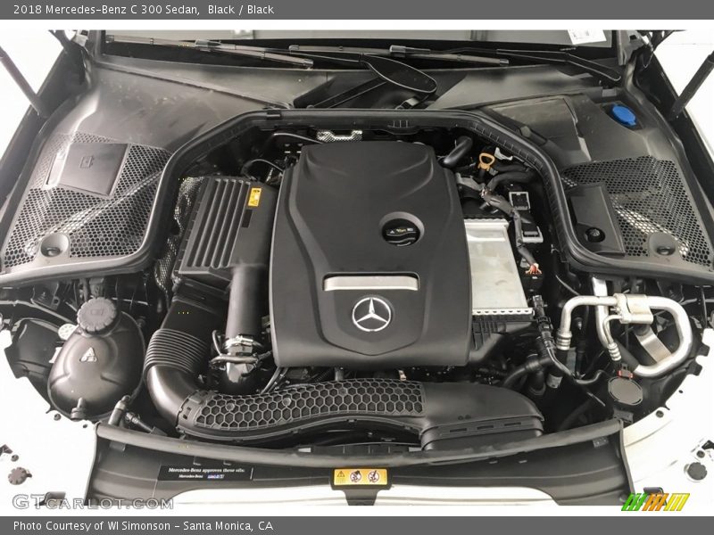 Black / Black 2018 Mercedes-Benz C 300 Sedan