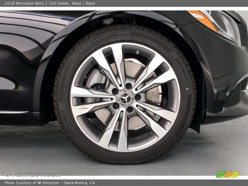 Black / Black 2018 Mercedes-Benz C 300 Sedan