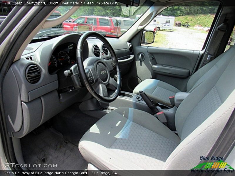 Bright Silver Metallic / Medium Slate Gray 2005 Jeep Liberty Sport