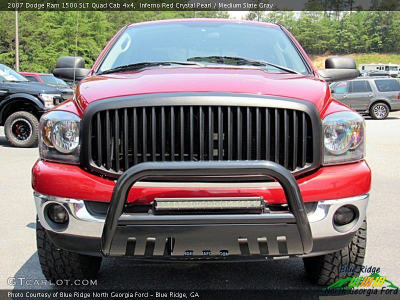 Inferno Red Crystal Pearl / Medium Slate Gray 2007 Dodge Ram 1500 SLT Quad Cab 4x4