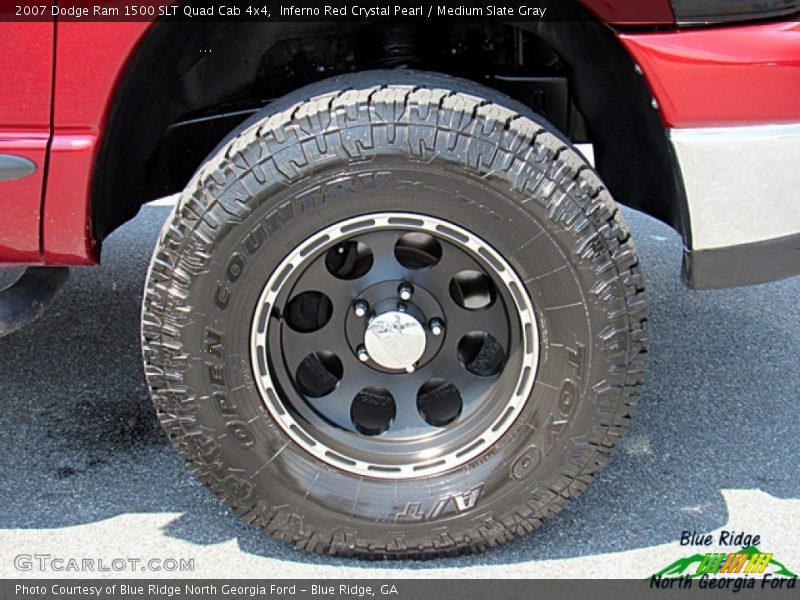 Inferno Red Crystal Pearl / Medium Slate Gray 2007 Dodge Ram 1500 SLT Quad Cab 4x4