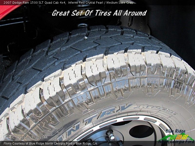 Inferno Red Crystal Pearl / Medium Slate Gray 2007 Dodge Ram 1500 SLT Quad Cab 4x4