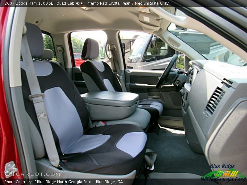 Inferno Red Crystal Pearl / Medium Slate Gray 2007 Dodge Ram 1500 SLT Quad Cab 4x4