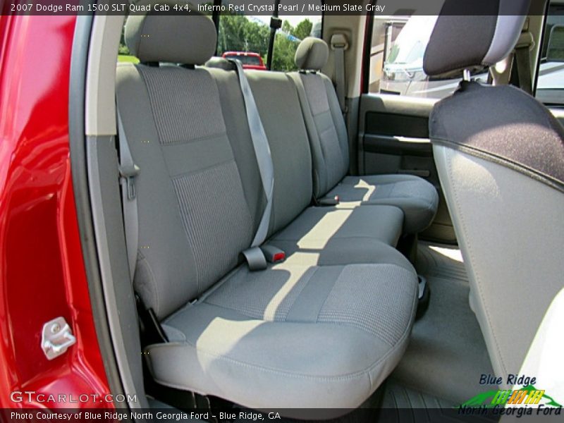 Inferno Red Crystal Pearl / Medium Slate Gray 2007 Dodge Ram 1500 SLT Quad Cab 4x4