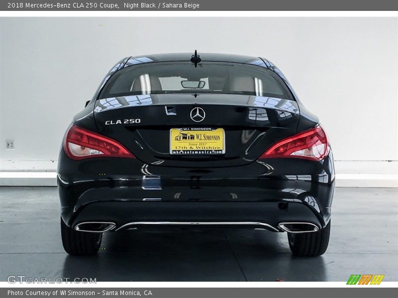 Night Black / Sahara Beige 2018 Mercedes-Benz CLA 250 Coupe