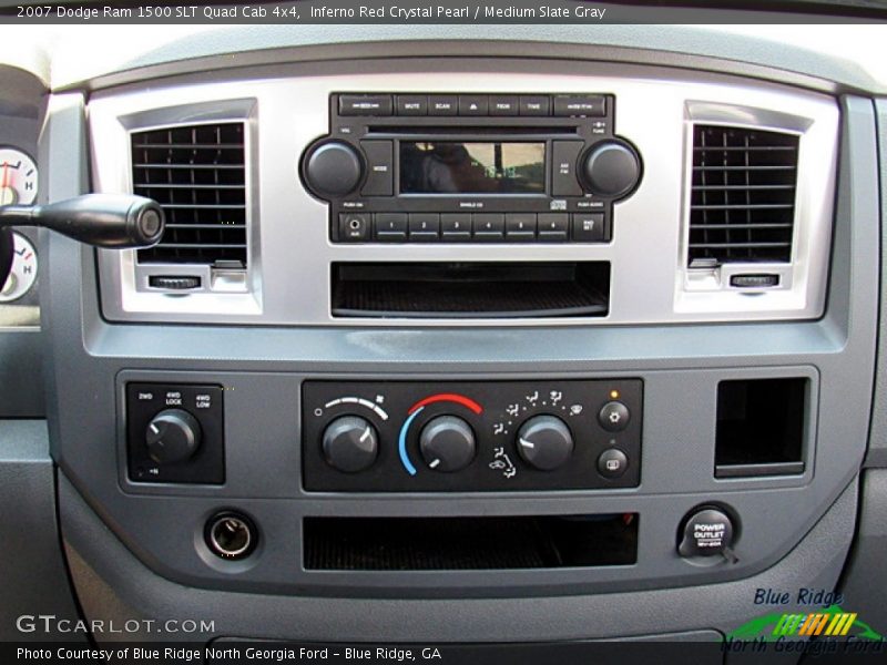 Inferno Red Crystal Pearl / Medium Slate Gray 2007 Dodge Ram 1500 SLT Quad Cab 4x4