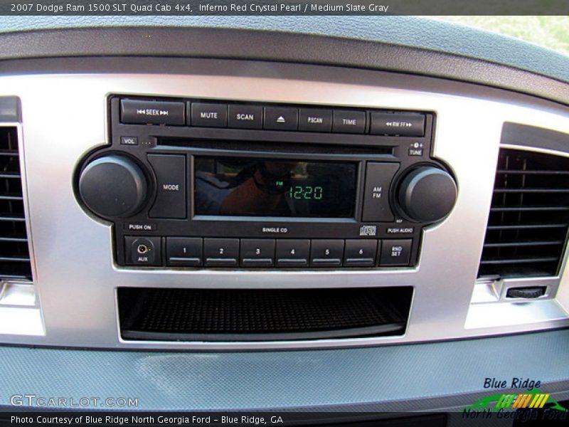 Inferno Red Crystal Pearl / Medium Slate Gray 2007 Dodge Ram 1500 SLT Quad Cab 4x4