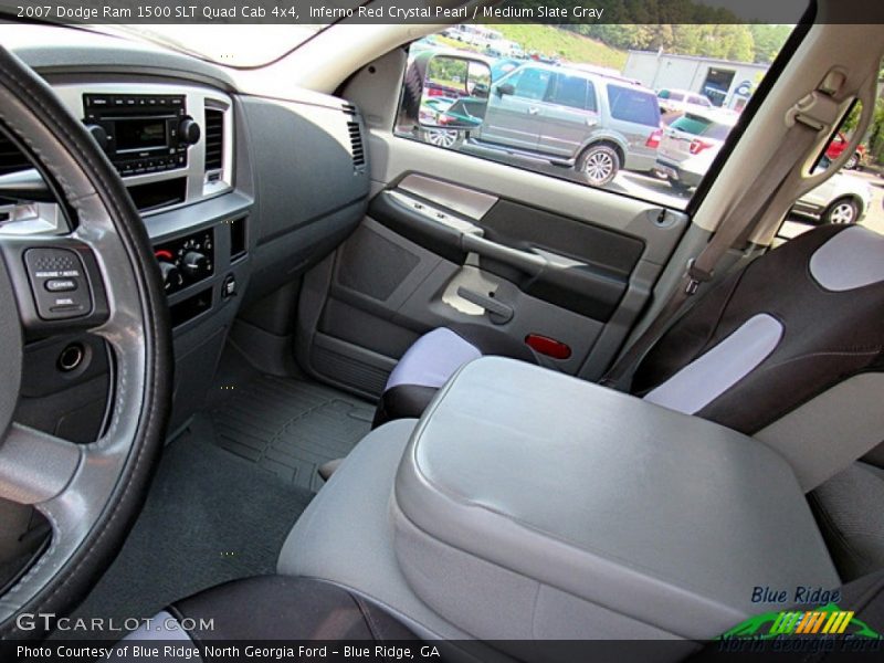 Inferno Red Crystal Pearl / Medium Slate Gray 2007 Dodge Ram 1500 SLT Quad Cab 4x4