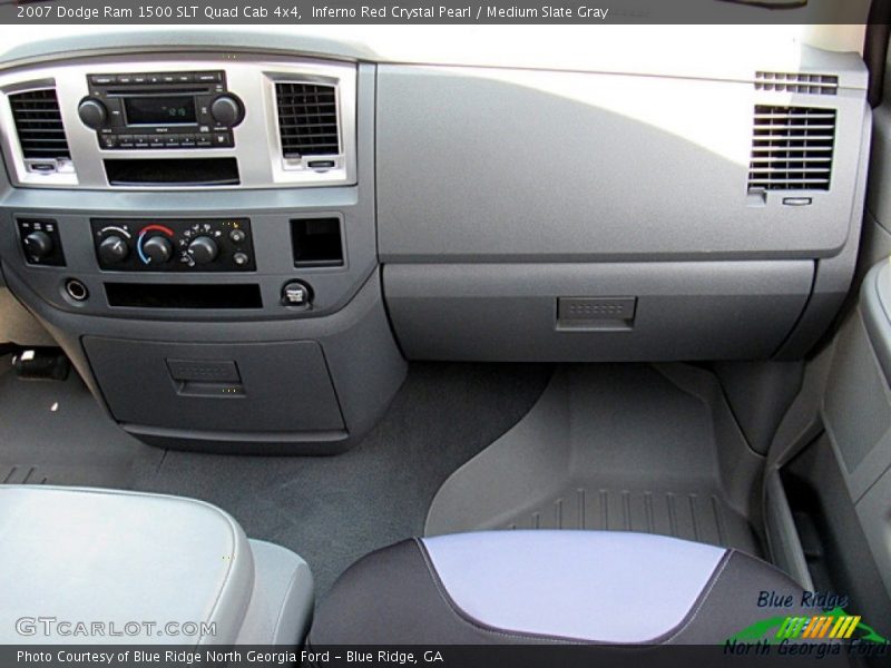 Inferno Red Crystal Pearl / Medium Slate Gray 2007 Dodge Ram 1500 SLT Quad Cab 4x4