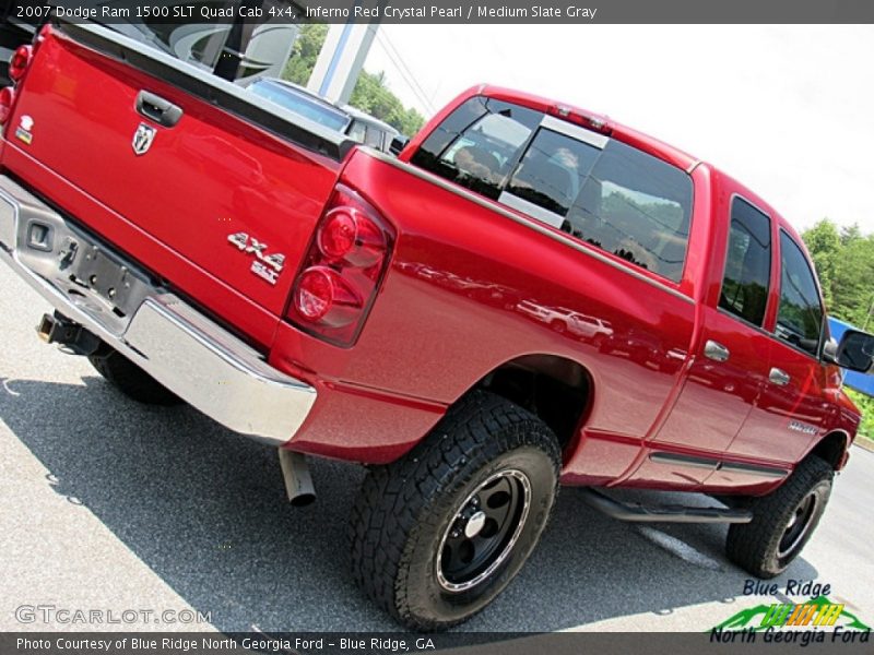 Inferno Red Crystal Pearl / Medium Slate Gray 2007 Dodge Ram 1500 SLT Quad Cab 4x4