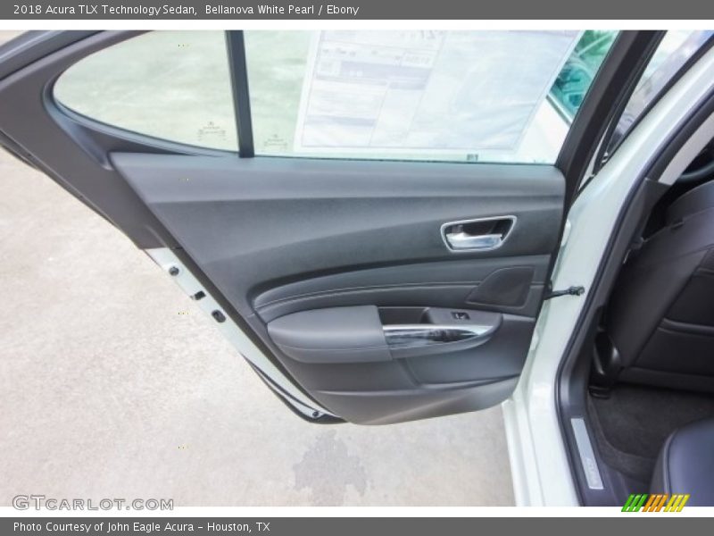 Bellanova White Pearl / Ebony 2018 Acura TLX Technology Sedan