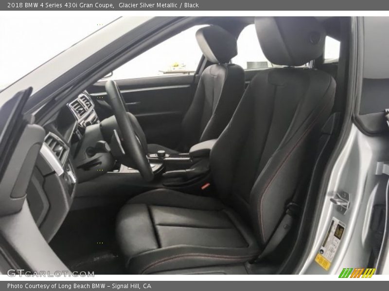 Glacier Silver Metallic / Black 2018 BMW 4 Series 430i Gran Coupe