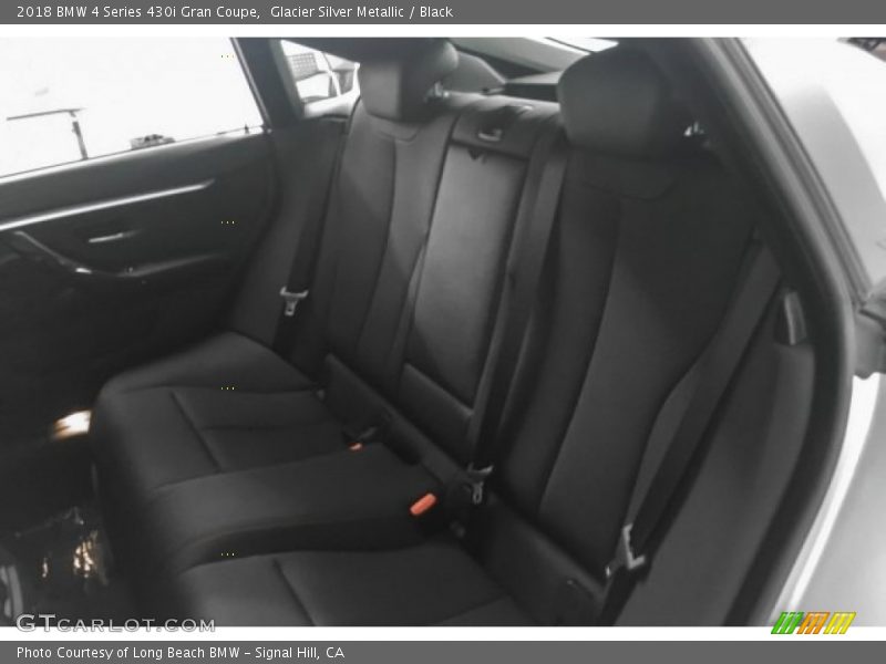 Glacier Silver Metallic / Black 2018 BMW 4 Series 430i Gran Coupe