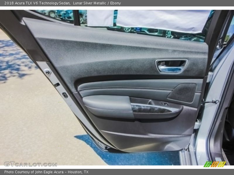Lunar Silver Metallic / Ebony 2018 Acura TLX V6 Technology Sedan