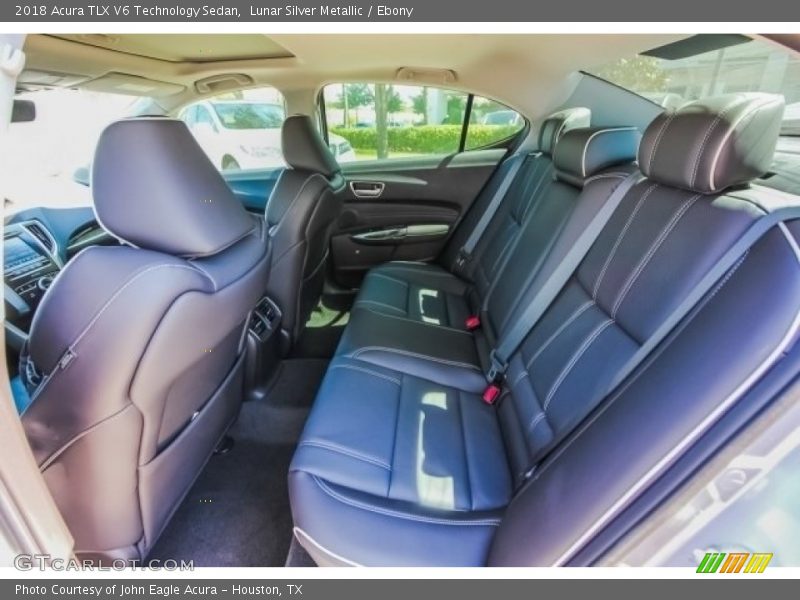 Lunar Silver Metallic / Ebony 2018 Acura TLX V6 Technology Sedan