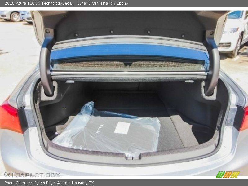 Lunar Silver Metallic / Ebony 2018 Acura TLX V6 Technology Sedan