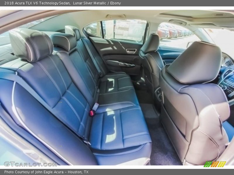 Lunar Silver Metallic / Ebony 2018 Acura TLX V6 Technology Sedan