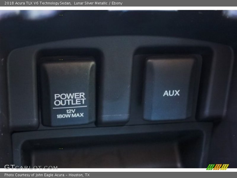 Lunar Silver Metallic / Ebony 2018 Acura TLX V6 Technology Sedan