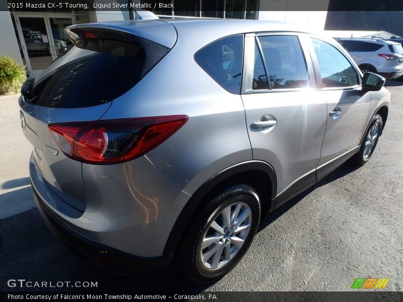 Liquid Silver Metallic / Black 2015 Mazda CX-5 Touring