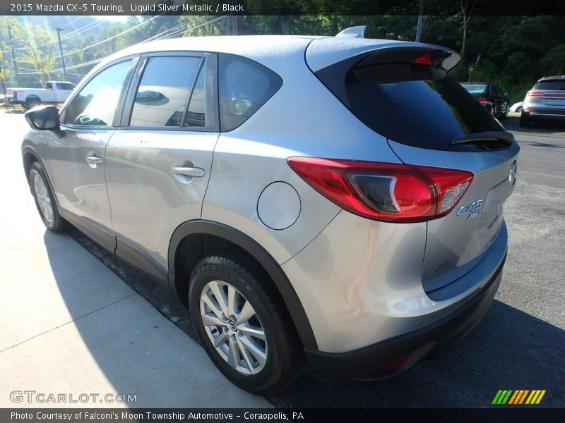 Liquid Silver Metallic / Black 2015 Mazda CX-5 Touring