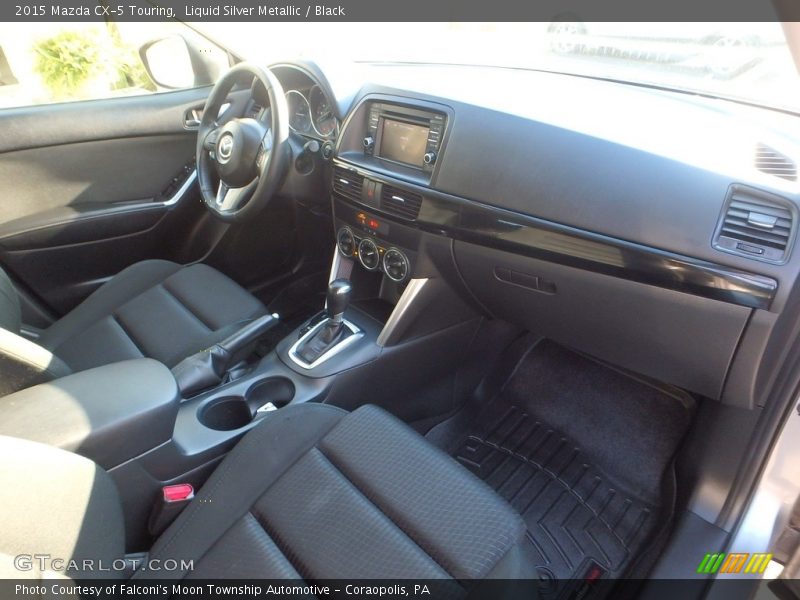 Liquid Silver Metallic / Black 2015 Mazda CX-5 Touring