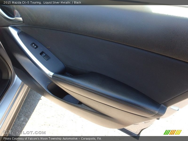 Liquid Silver Metallic / Black 2015 Mazda CX-5 Touring