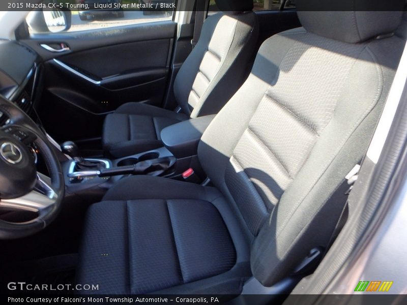 Liquid Silver Metallic / Black 2015 Mazda CX-5 Touring