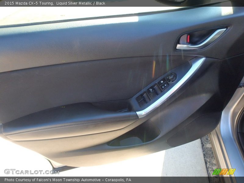 Liquid Silver Metallic / Black 2015 Mazda CX-5 Touring