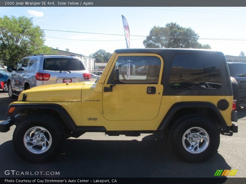 Solar Yellow / Agate 2000 Jeep Wrangler SE 4x4