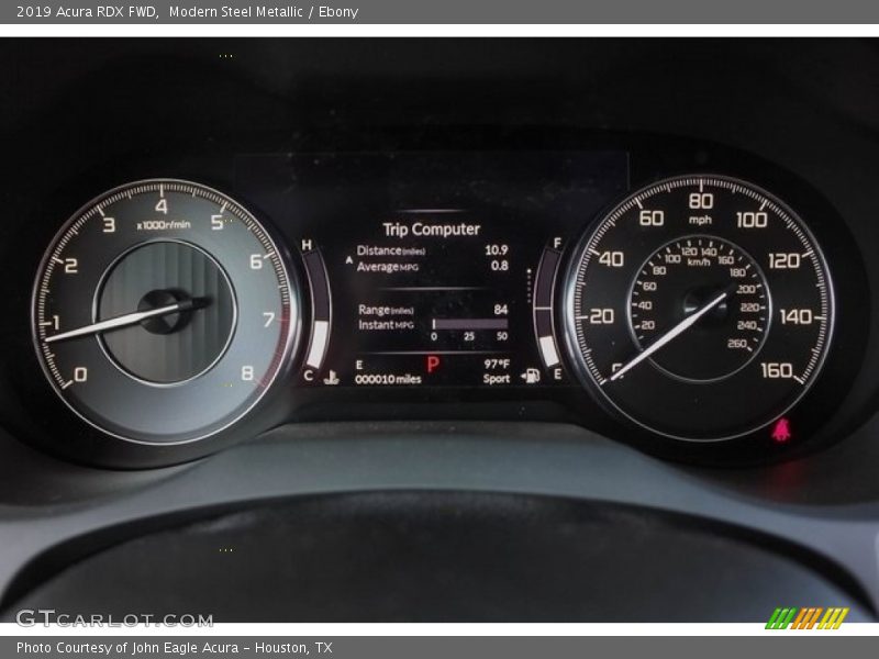 Modern Steel Metallic / Ebony 2019 Acura RDX FWD