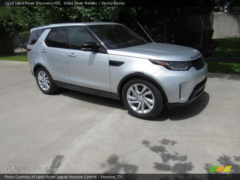 Indus Silver Metallic / Ebony/Ebony 2018 Land Rover Discovery HSE