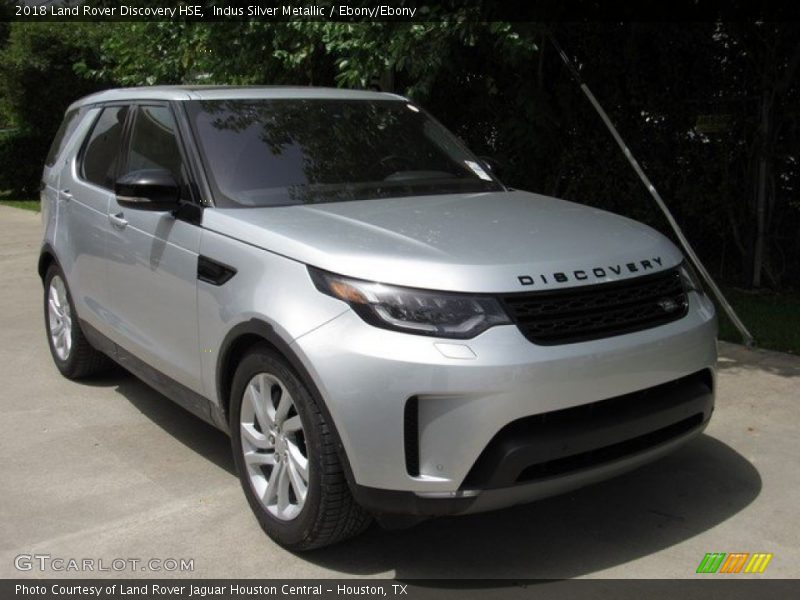 Indus Silver Metallic / Ebony/Ebony 2018 Land Rover Discovery HSE