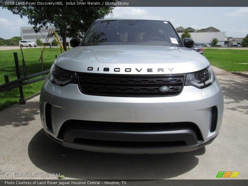 Indus Silver Metallic / Ebony/Ebony 2018 Land Rover Discovery HSE