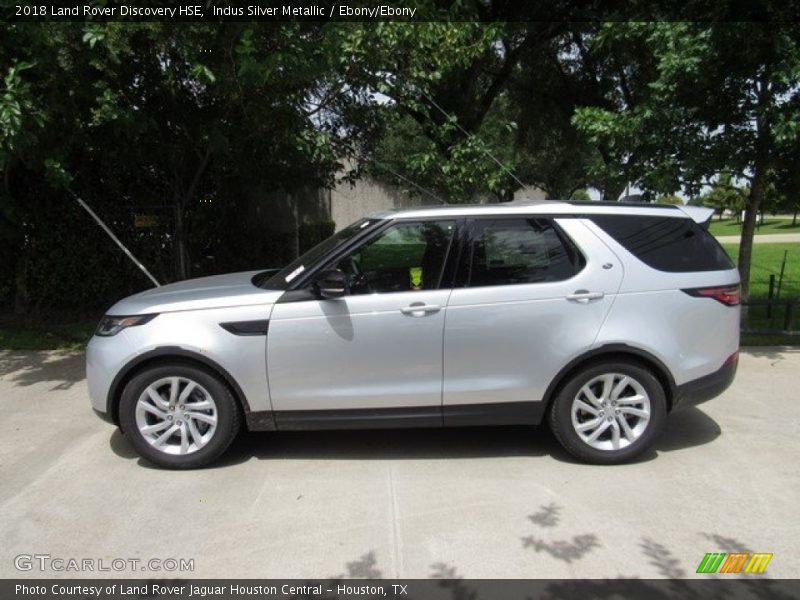 Indus Silver Metallic / Ebony/Ebony 2018 Land Rover Discovery HSE