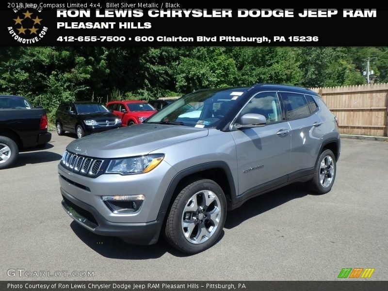 Billet Silver Metallic / Black 2018 Jeep Compass Limited 4x4