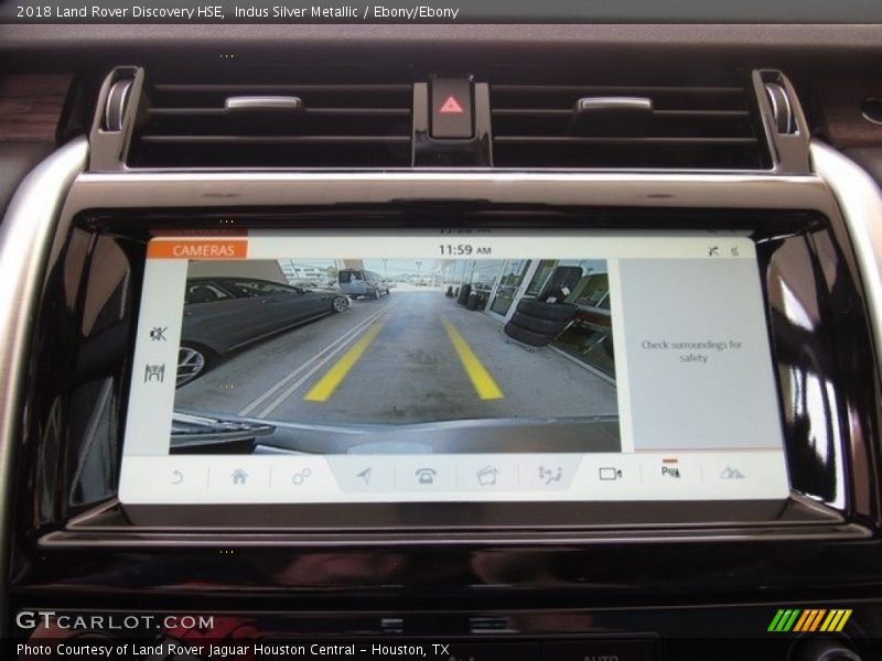 Indus Silver Metallic / Ebony/Ebony 2018 Land Rover Discovery HSE