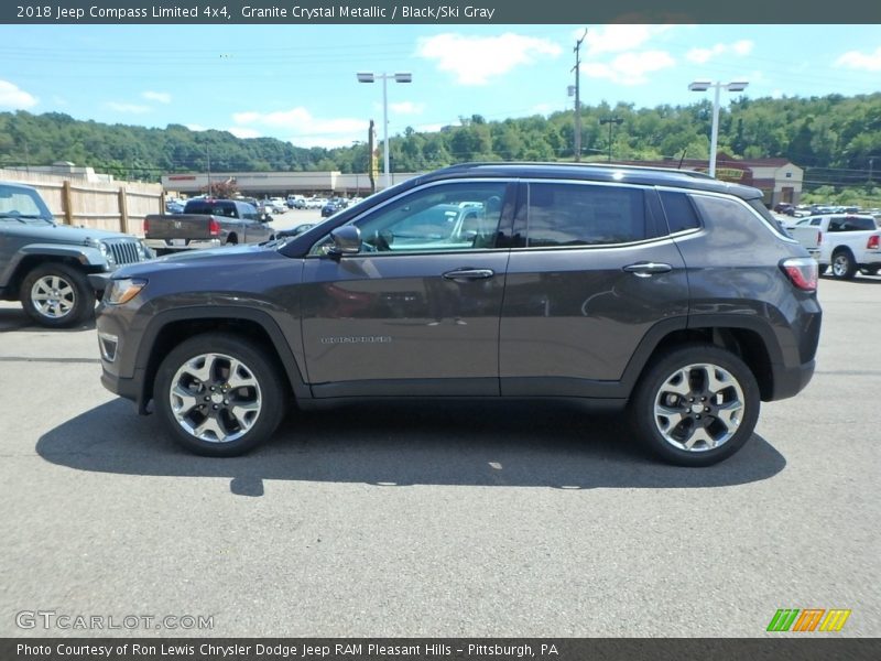 Granite Crystal Metallic / Black/Ski Gray 2018 Jeep Compass Limited 4x4