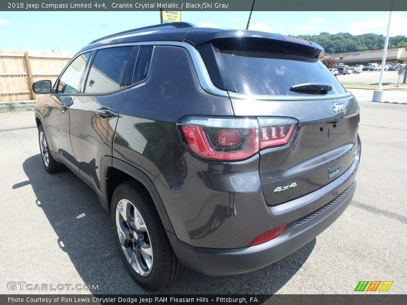 Granite Crystal Metallic / Black/Ski Gray 2018 Jeep Compass Limited 4x4