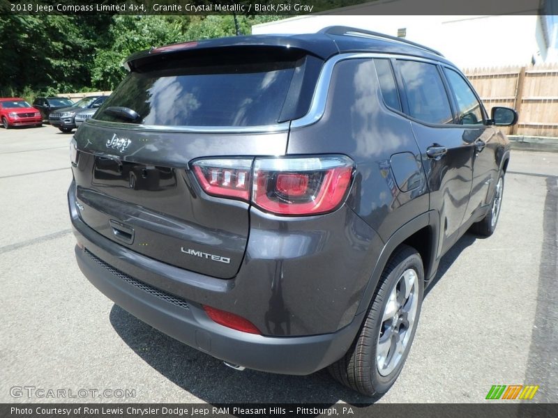 Granite Crystal Metallic / Black/Ski Gray 2018 Jeep Compass Limited 4x4