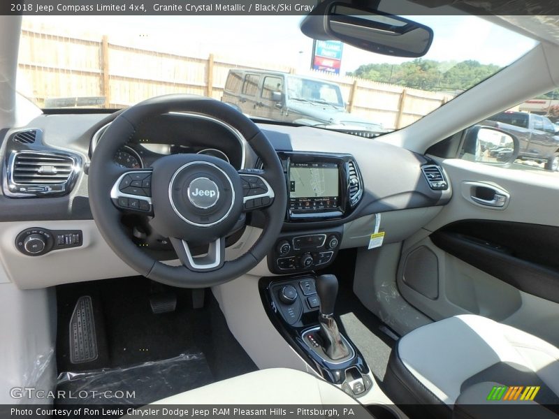 Granite Crystal Metallic / Black/Ski Gray 2018 Jeep Compass Limited 4x4