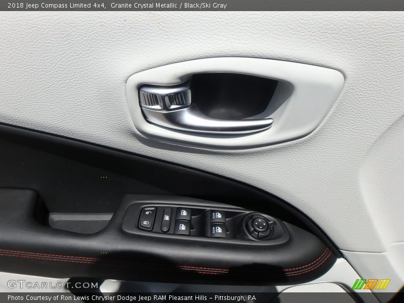 Granite Crystal Metallic / Black/Ski Gray 2018 Jeep Compass Limited 4x4