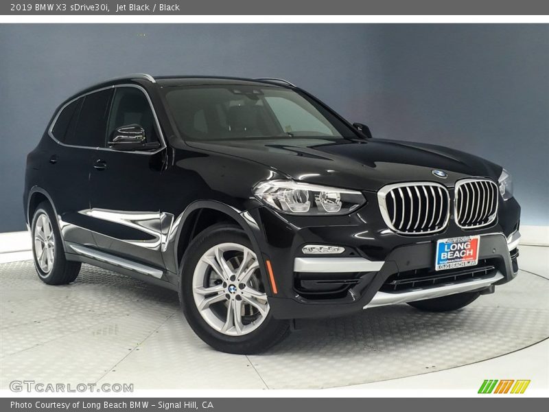 Jet Black / Black 2019 BMW X3 sDrive30i