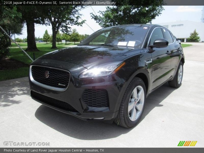 Santorini Black Metallic / Ebony/Ebony 2018 Jaguar E-PACE R-Dynamic SE