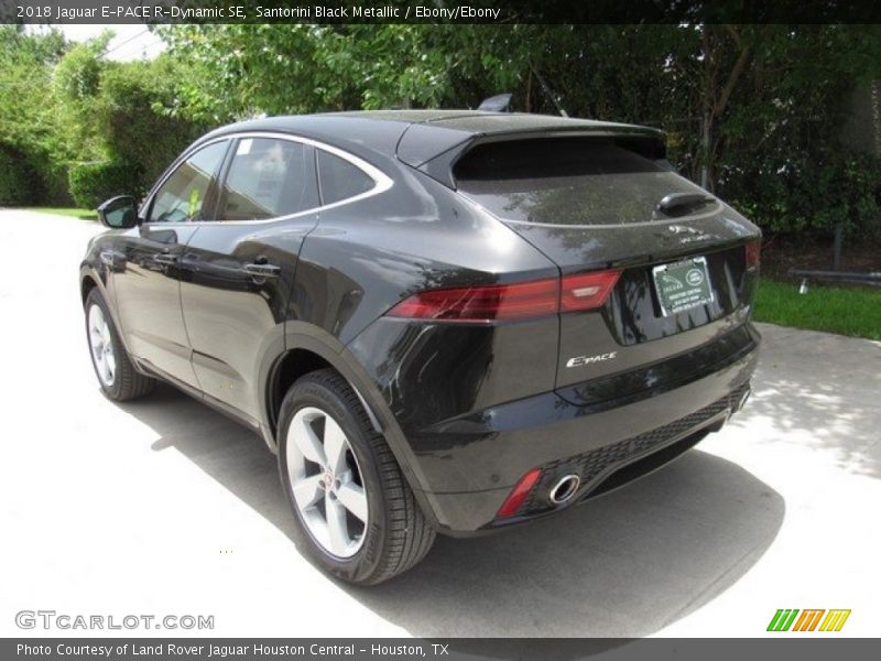 Santorini Black Metallic / Ebony/Ebony 2018 Jaguar E-PACE R-Dynamic SE