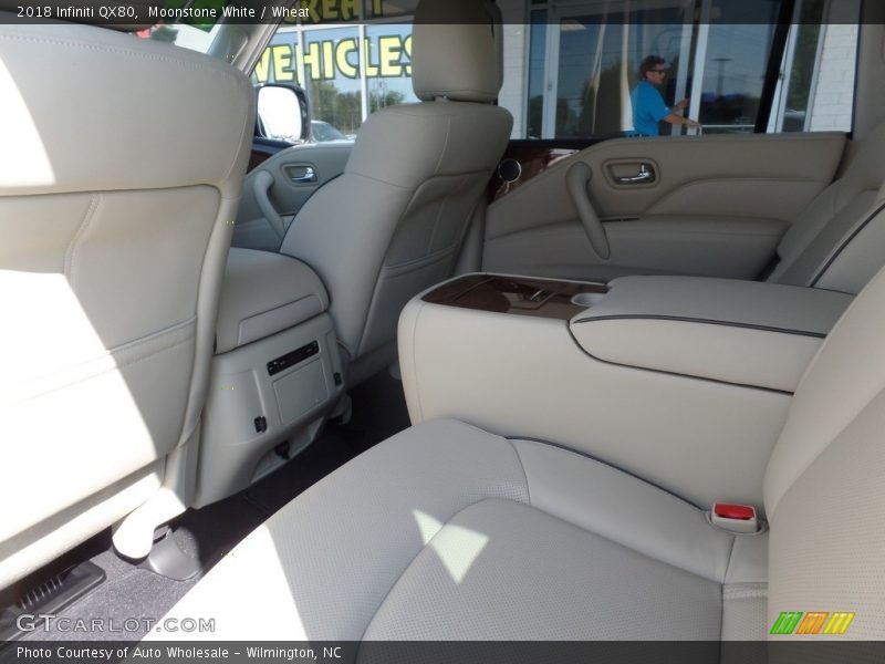 Moonstone White / Wheat 2018 Infiniti QX80