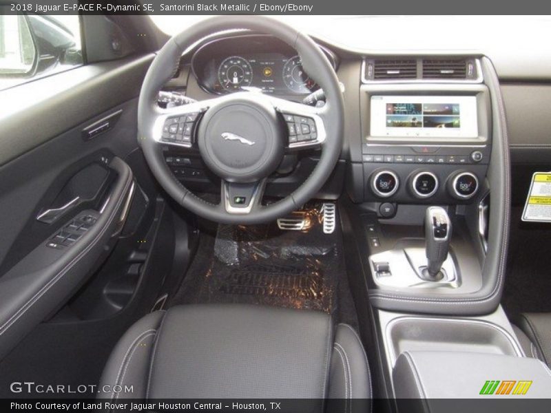 Santorini Black Metallic / Ebony/Ebony 2018 Jaguar E-PACE R-Dynamic SE