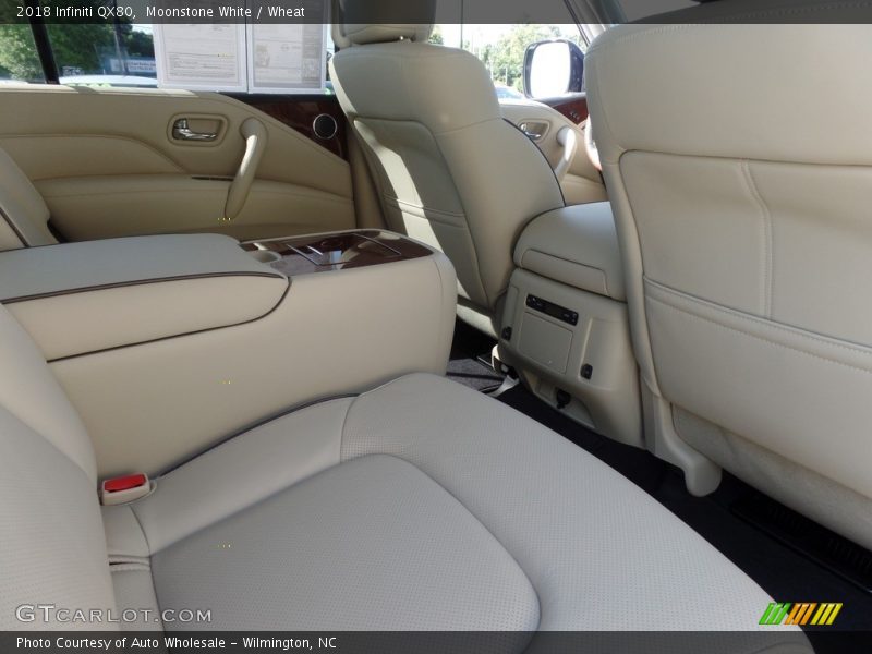 Moonstone White / Wheat 2018 Infiniti QX80